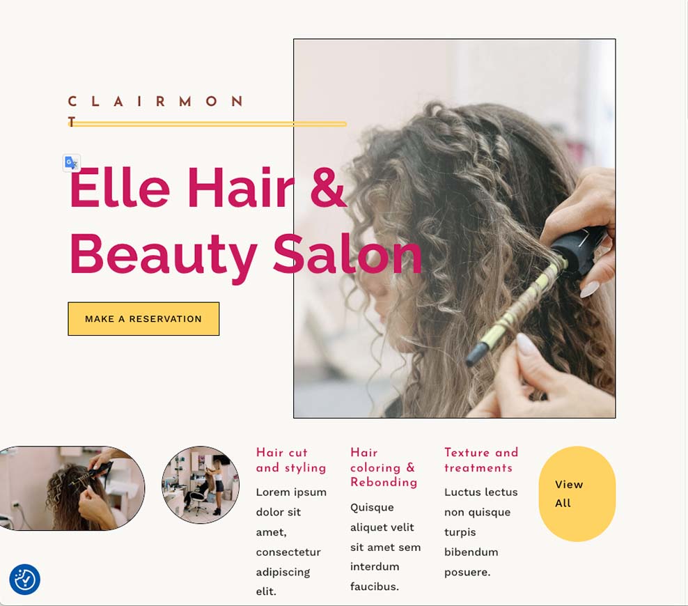 Hair Salon layout